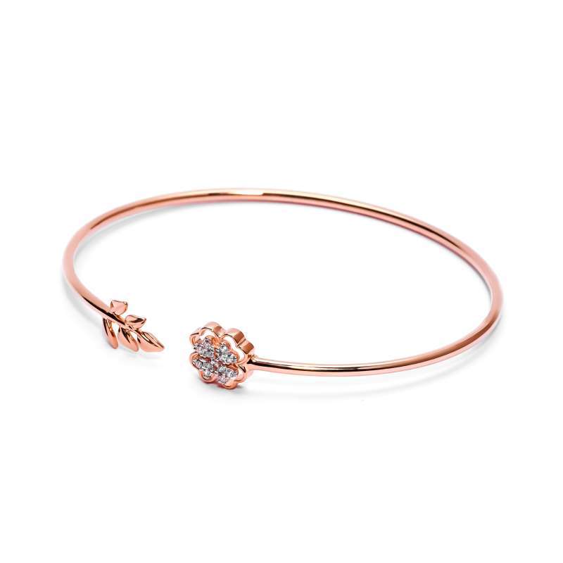 Gelang Emas 7k - Ashra Gold Bangle - Garden Collection - Juene Jewelry