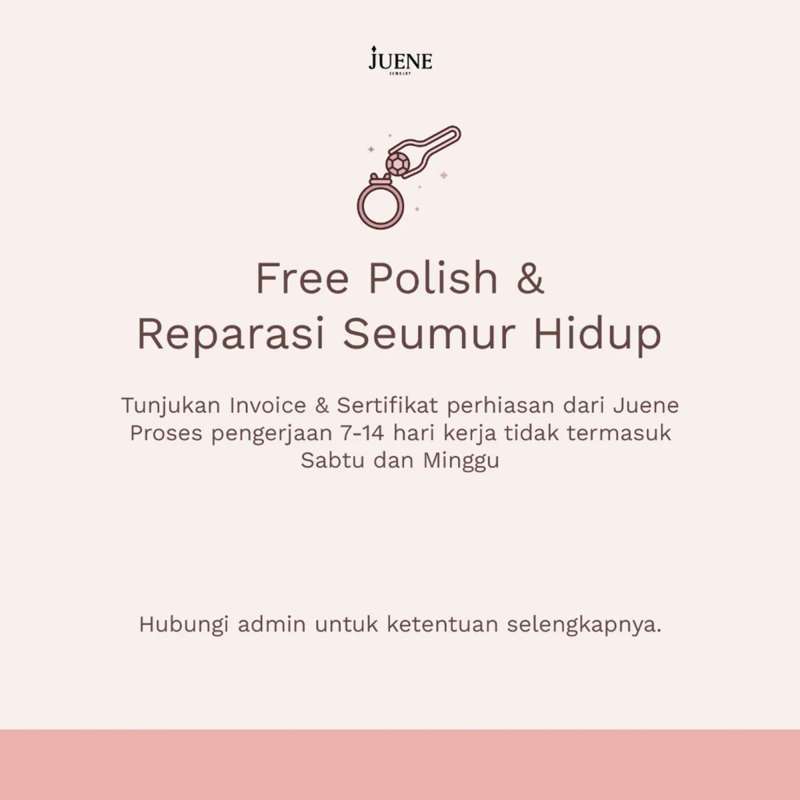 Gelang Serut Emas 7k - Gania Gold Bracelet - Garden Collection - Juene Jewelry