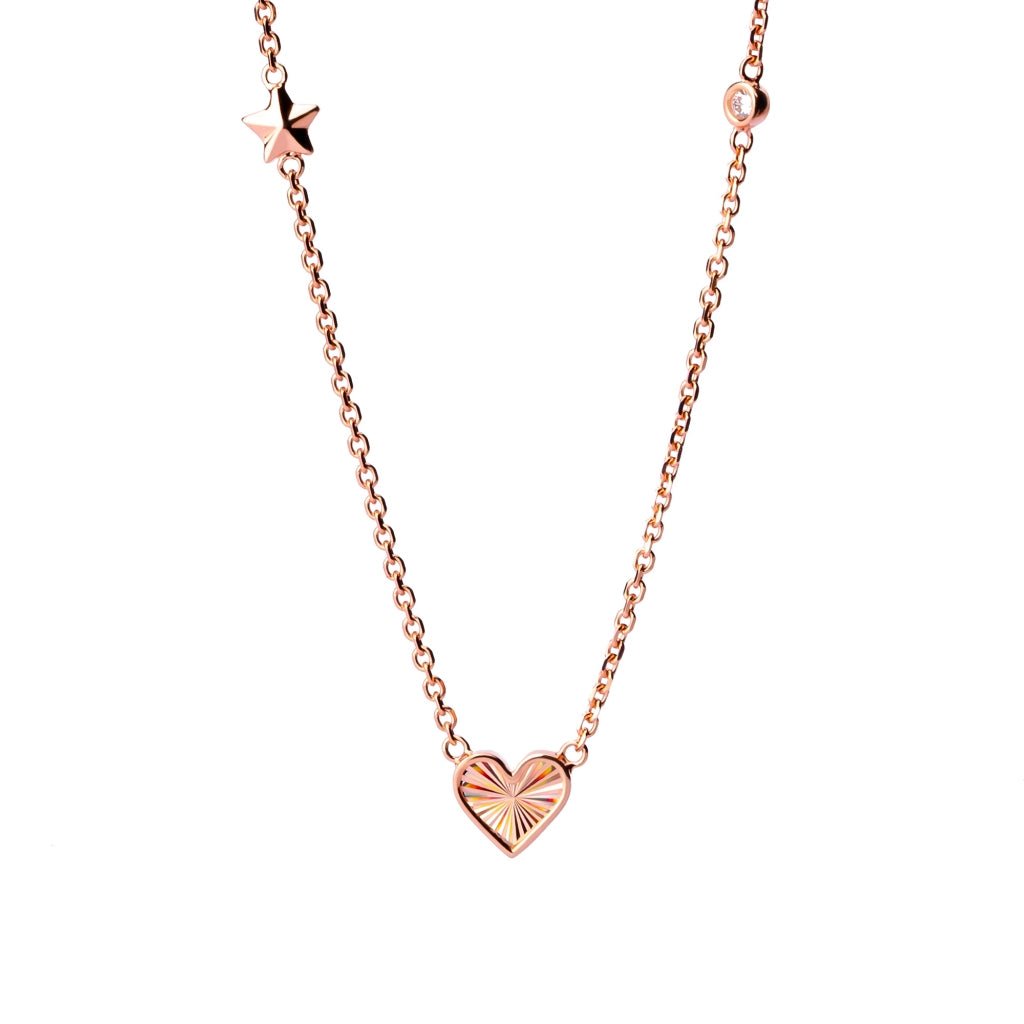 Kalung Serut Emas 7k - Amor Gold Necklace - Lumina Collection - Juene Jewelry - Juene