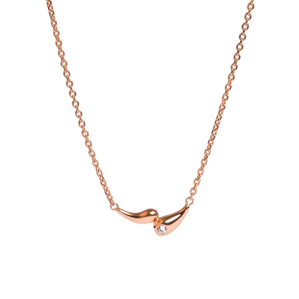 Kalung Serut Emas 7k - Dena Gold Necklace - Luxia Collection - Juene Jewelry - Juene