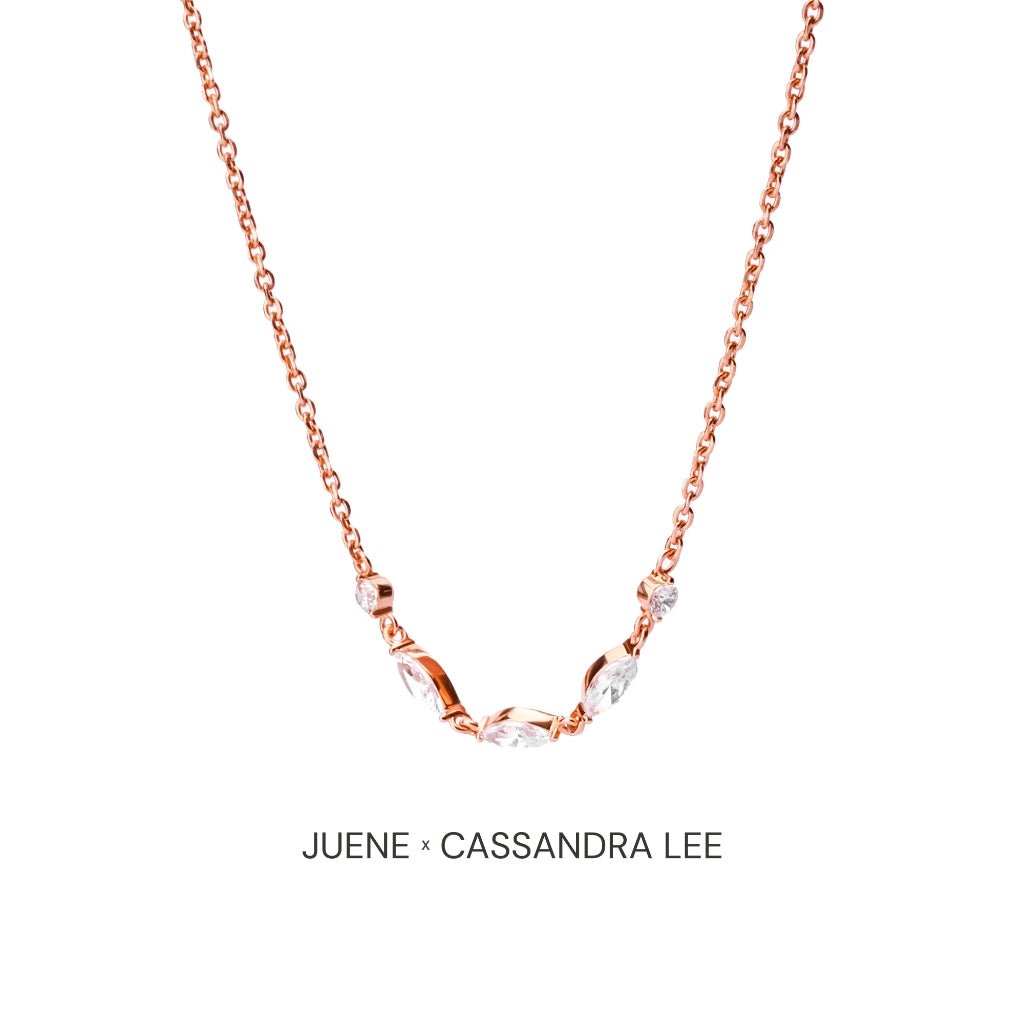 Kalung Serut Emas 7k - Eterna Gold Necklace - Juene x Cassandra Lee Enchanted Collection - Juene Jewelry - Juene