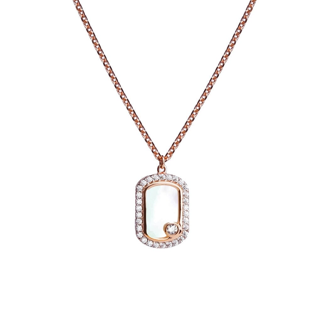 Kalung Serut Emas 7k - Metha Gold Necklace - Mother of Pearl Collection - Juene Jewelry - Juene