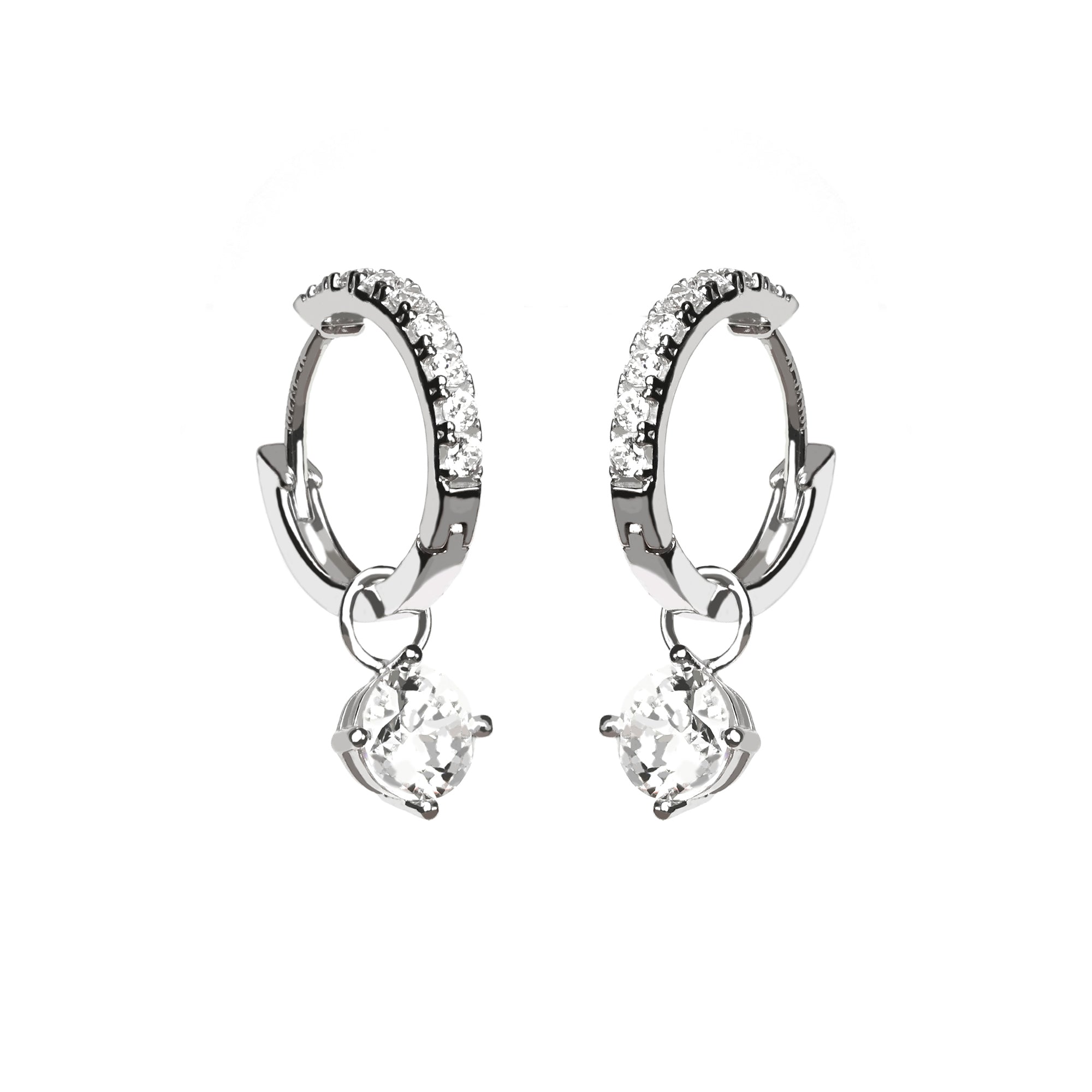 Anting Emas 7k - Round Hoops Earring - The Shades Collection - Juene Jewelry